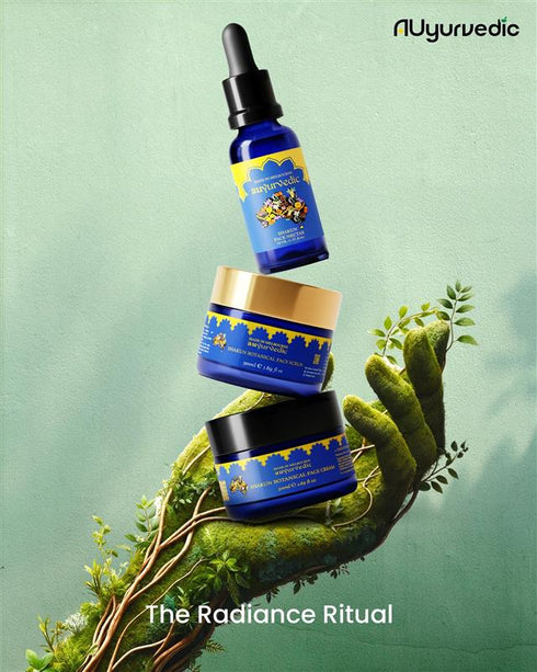 The Radiance Ritual (Face Scrub + Face Nectar + Face Cream)