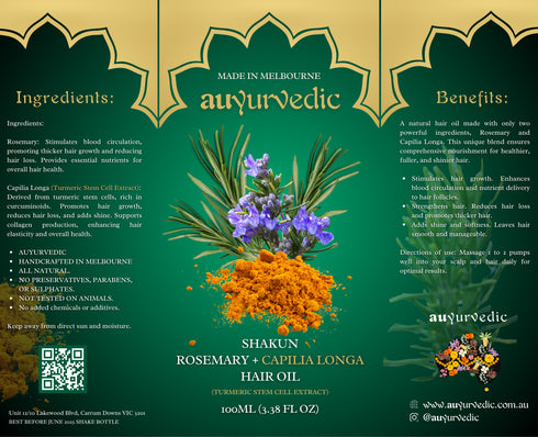 Rosemary & Capilia Longa Hair Oil